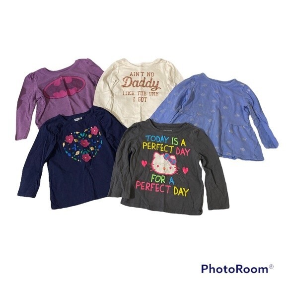 Gymboree The Children's Place Hello Kitty old navy Lot Of  5 Tees Size 18-24 mo - Picture 1 of 5